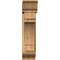Ekena Millwork Merced Traditional Rough Sawn Bracket w/ Offset Brace, Western Red Cedar, 8"W x 26"D x 34"H BKT0806X26X34MRC01RWR - alternate 2